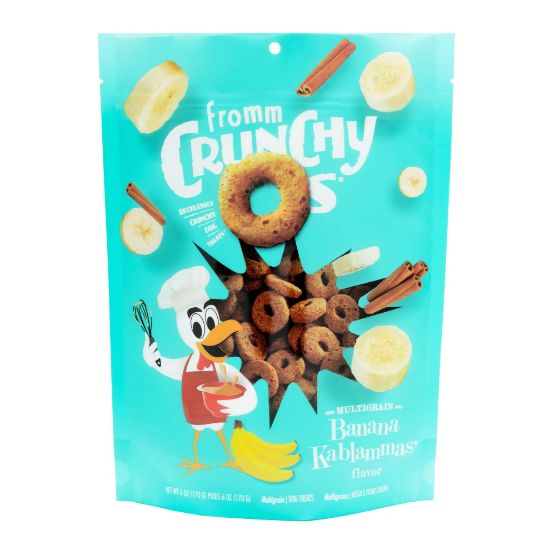 Fromm Crunchy O's Banana Kablammas Dog Treats - 6 oz