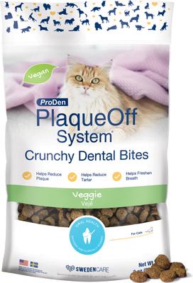 ProDen PlaqueOff Crunchy Dental Bites for Cats 3oz