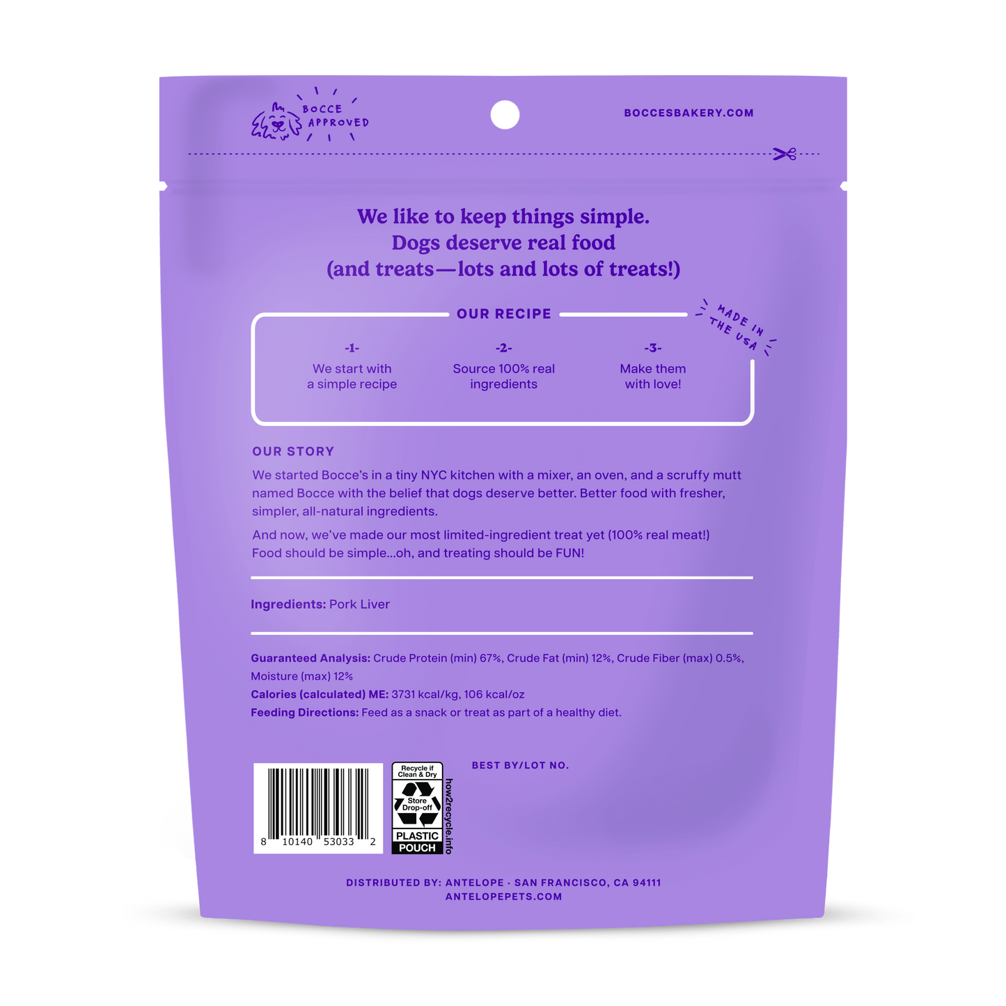Pulled Pork, Freeze-Dried, 3oz