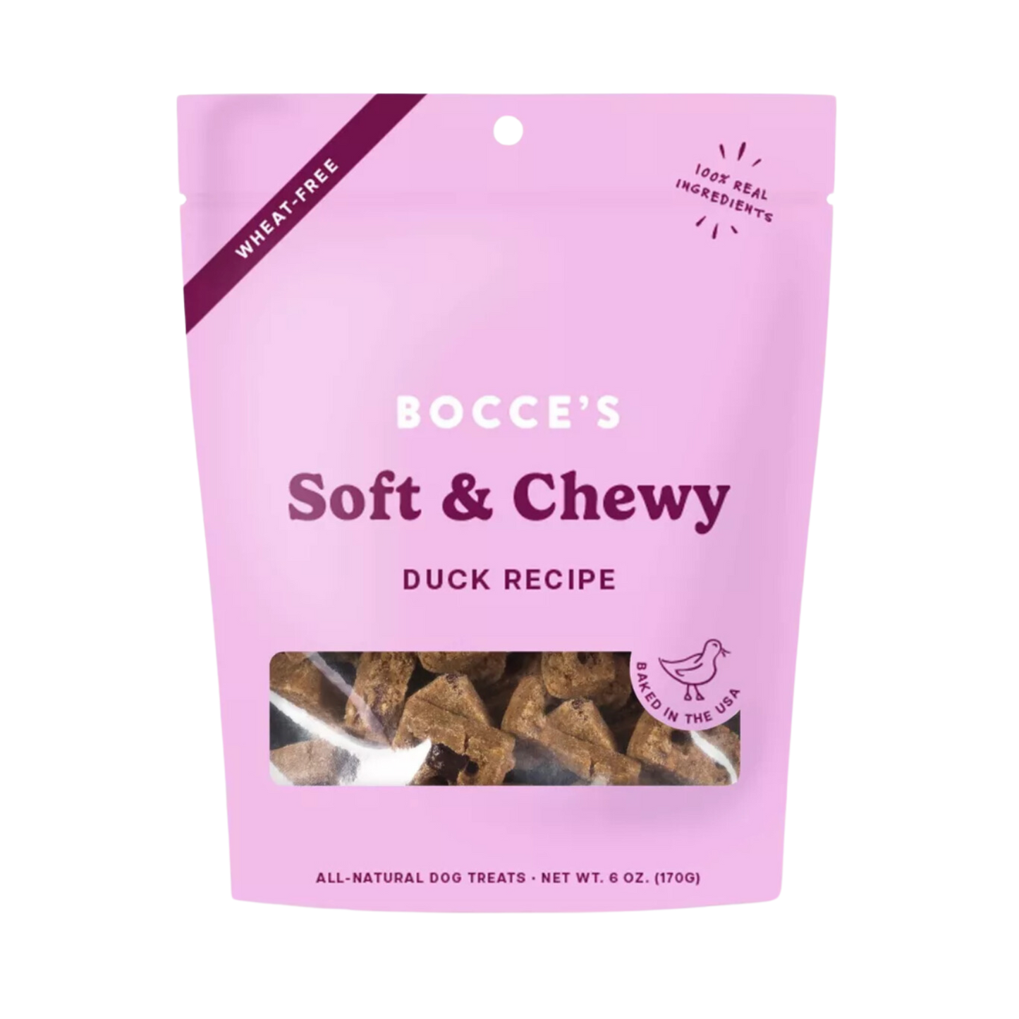 Bocce's Duck Soft & Chewy Treats