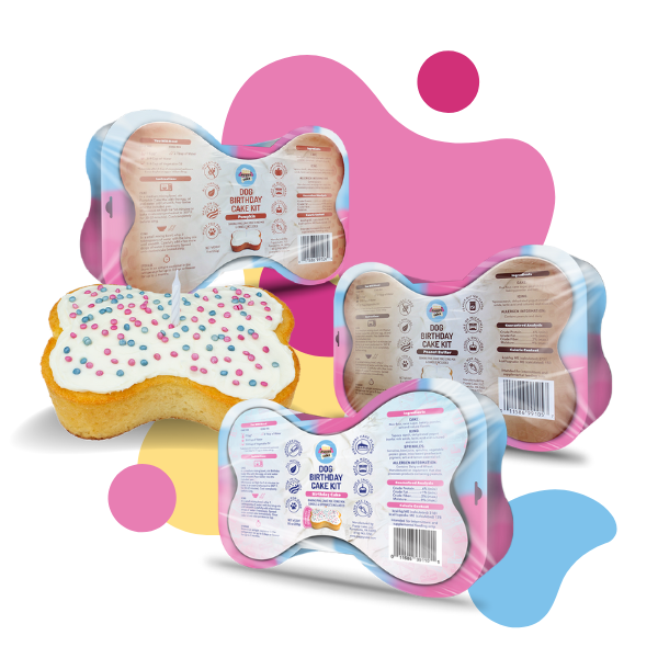 Birthday Cake Kit: Birthday Cake with Pupfetti Sprinkles
