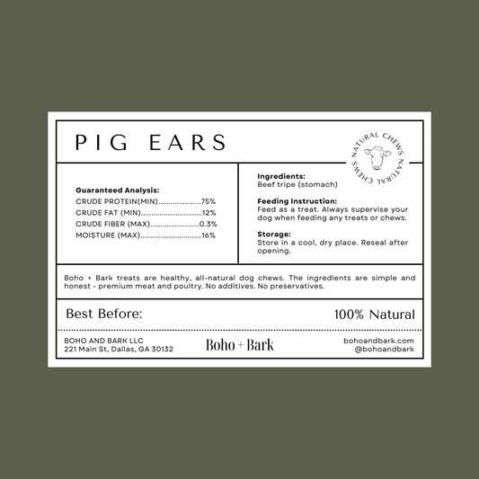 3 Pack of Pig Ears