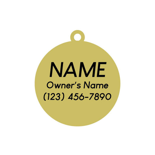 Bad to the Bone Pet ID Tag