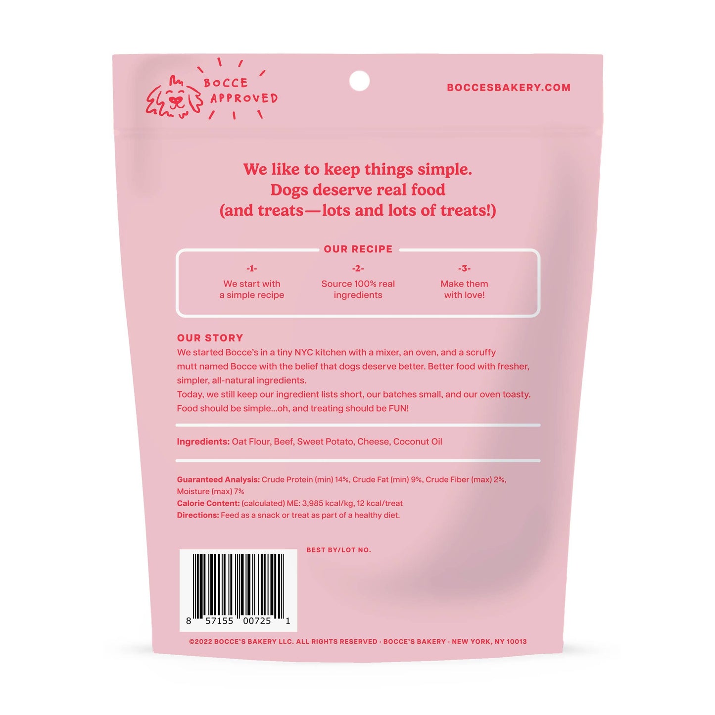 Burgers & Fries Biscuit Dog Treats 5oz