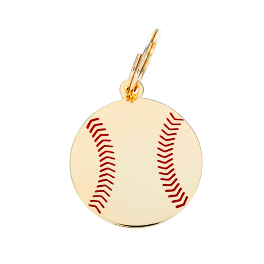 Baseball Pet ID Tag