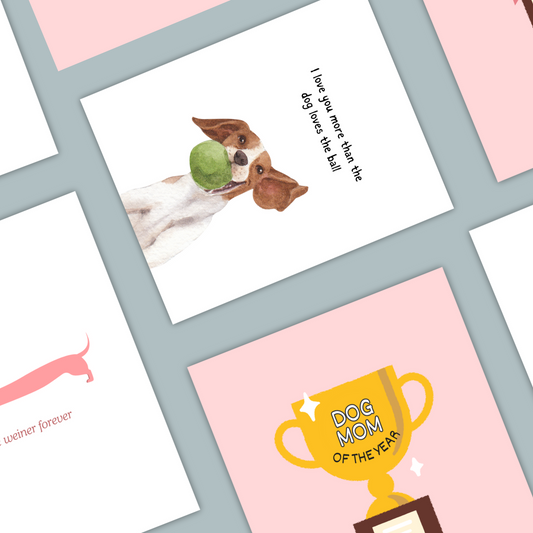 #1 Dog Mom Card