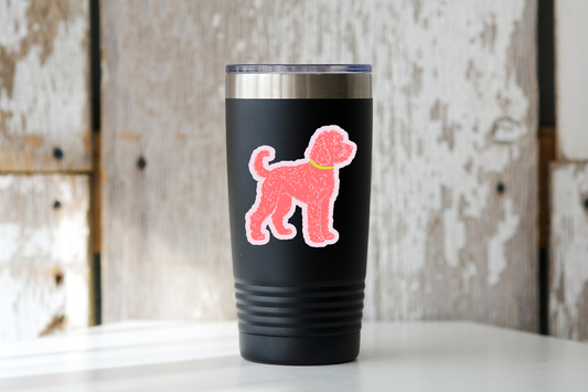 Pink Doodle Sticker
