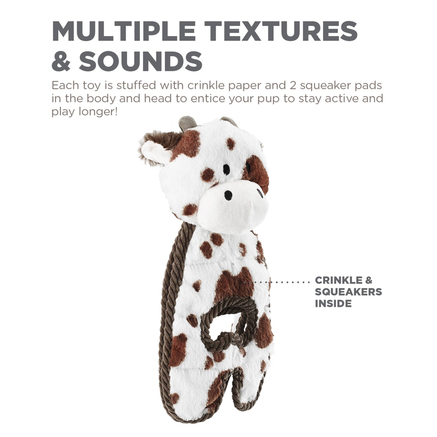 Cuddle Tugs Cow Plushie