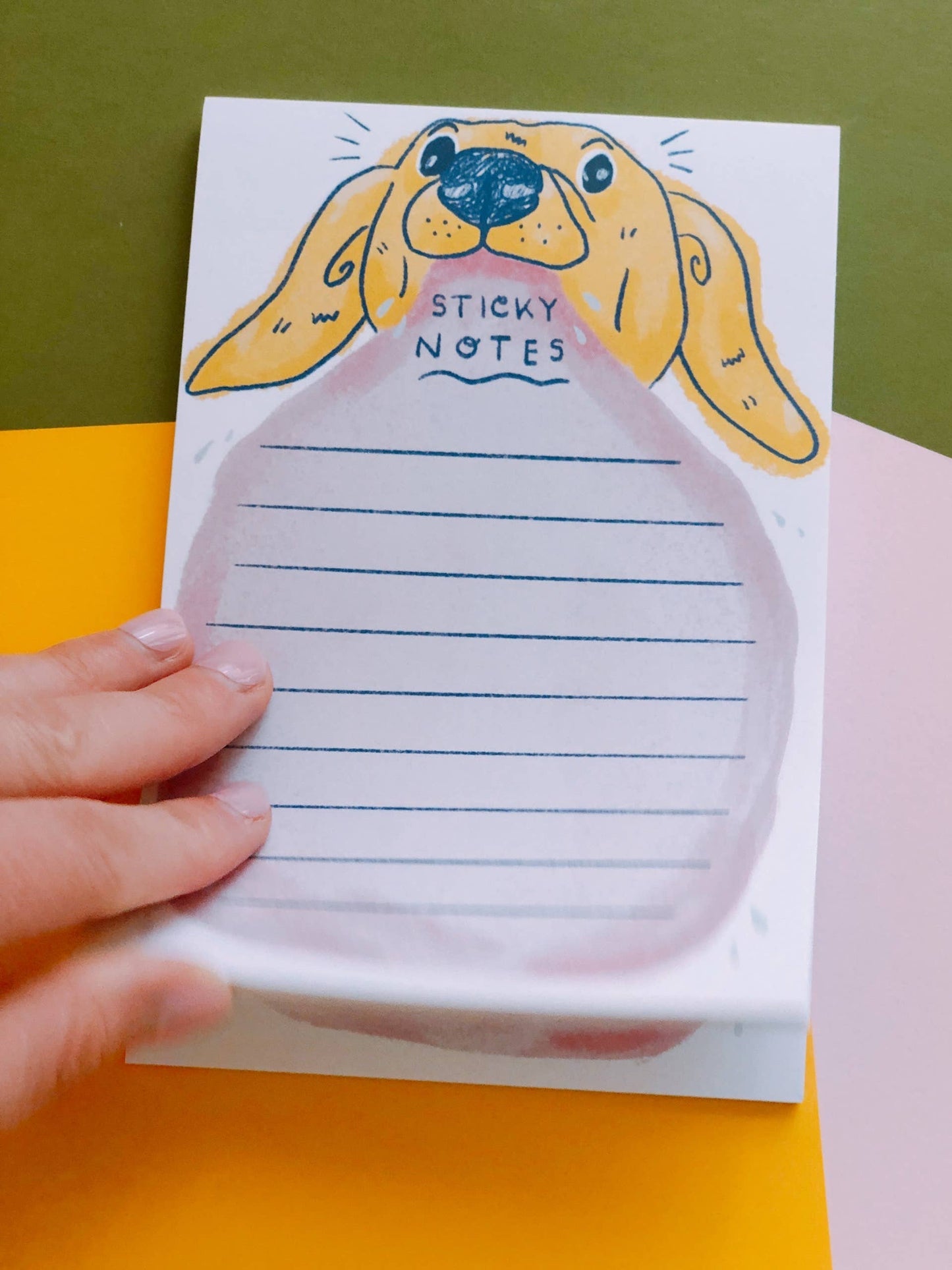 Sticky Notes Cute Dog Tongue Notepad