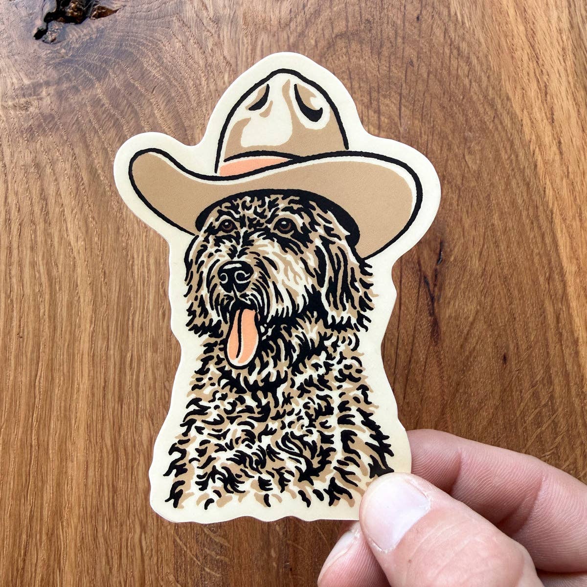 Goldendoodle Cowdog Sticker