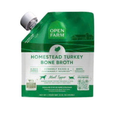 Open Farm Homestead Turkey Bone Broth 12oz