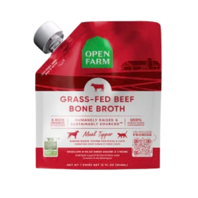 Open Farm Grass-Fed Beef Bone Broth 12oz