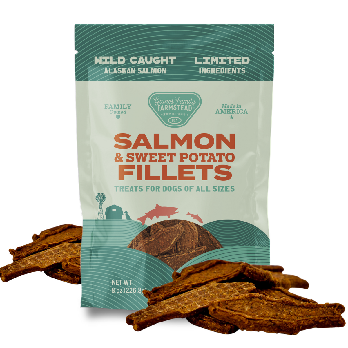 Gaines Family Farmstead Salmon & Sweet Potato Fillets 8oz