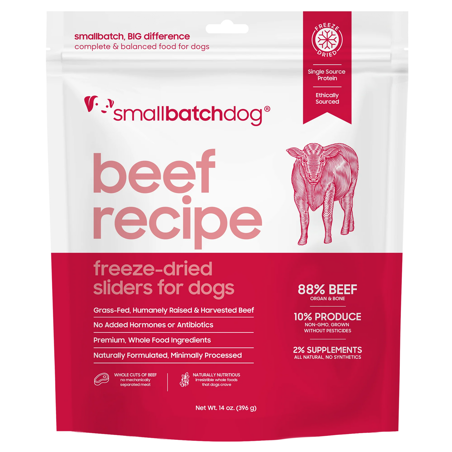 Beef Sliders FD Raw 14oz