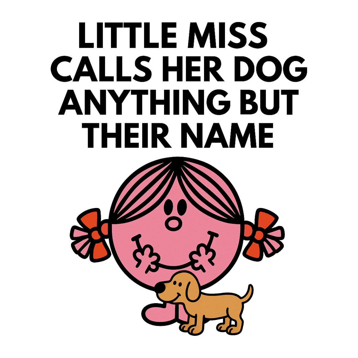 Little Miss Sticker