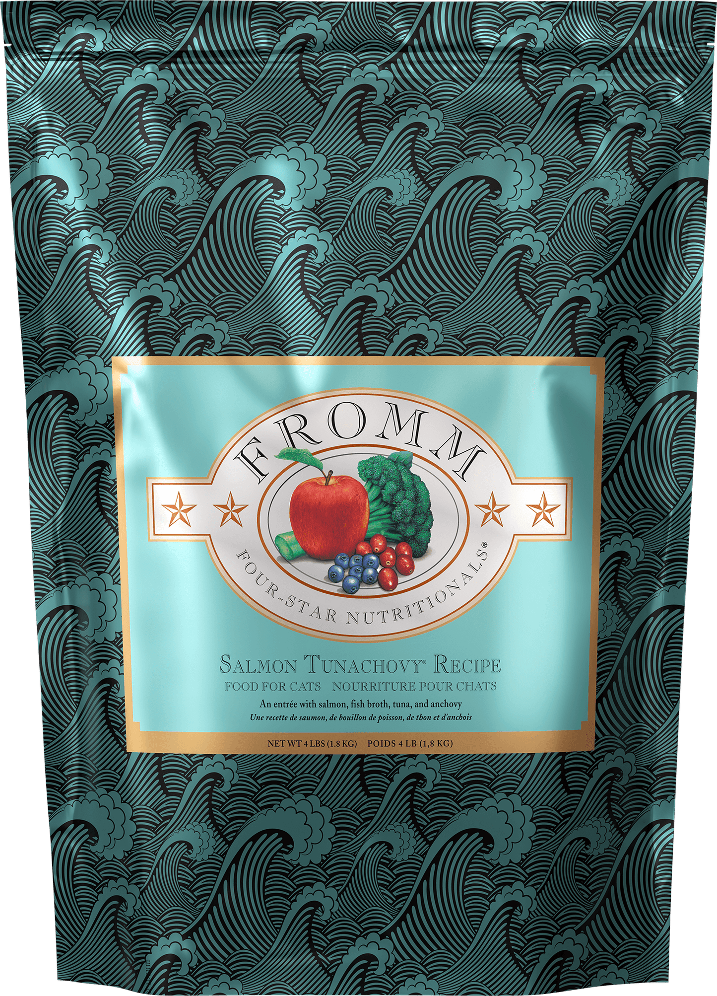 Fromm Four-Star Salmon Tunachovy Dry Cat Food