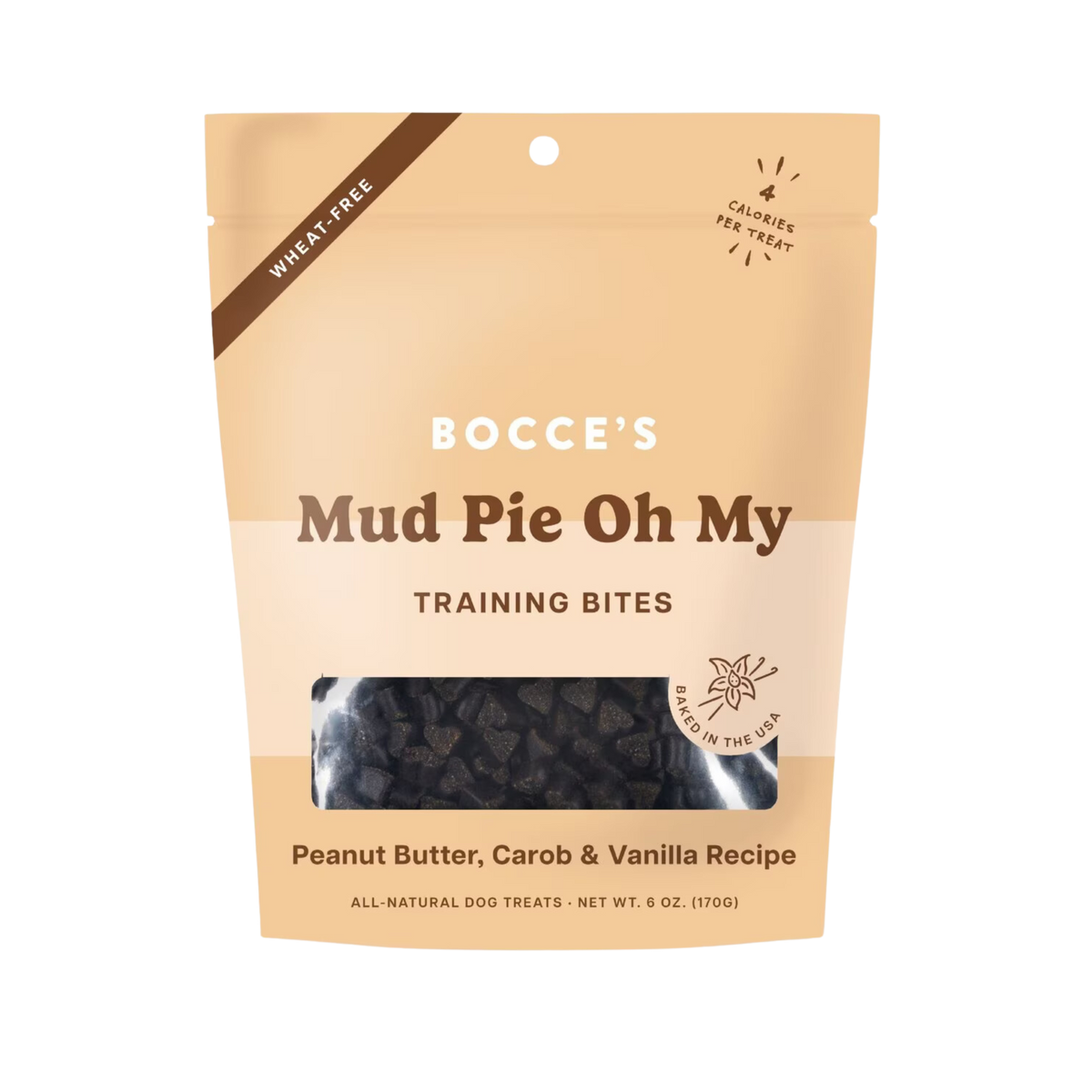 Bocce's Mud Pie Oh My Training Bites 6oz