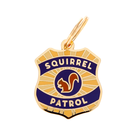 Squirrel Patrol Pet ID Tag