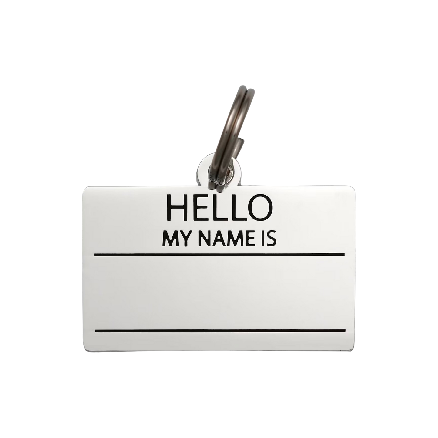 Hello My Name is Pet ID Tag