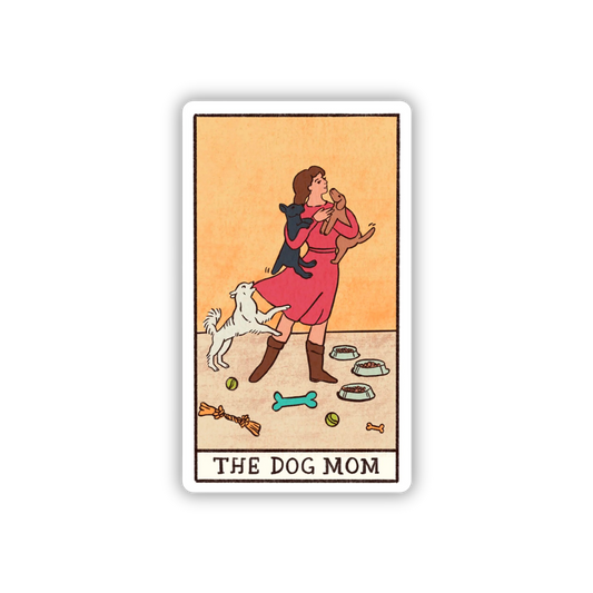 Dog Mom Tarot Sticker