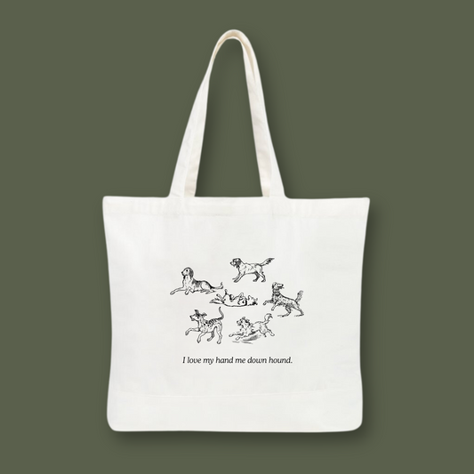 Hand-me-down Hound Tote Bag