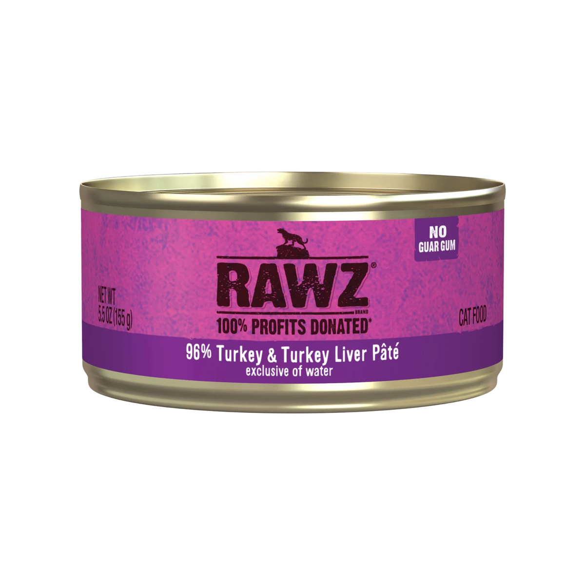RAWZ 96% Turkey & Turkey Liver Pâté 5.5oz
