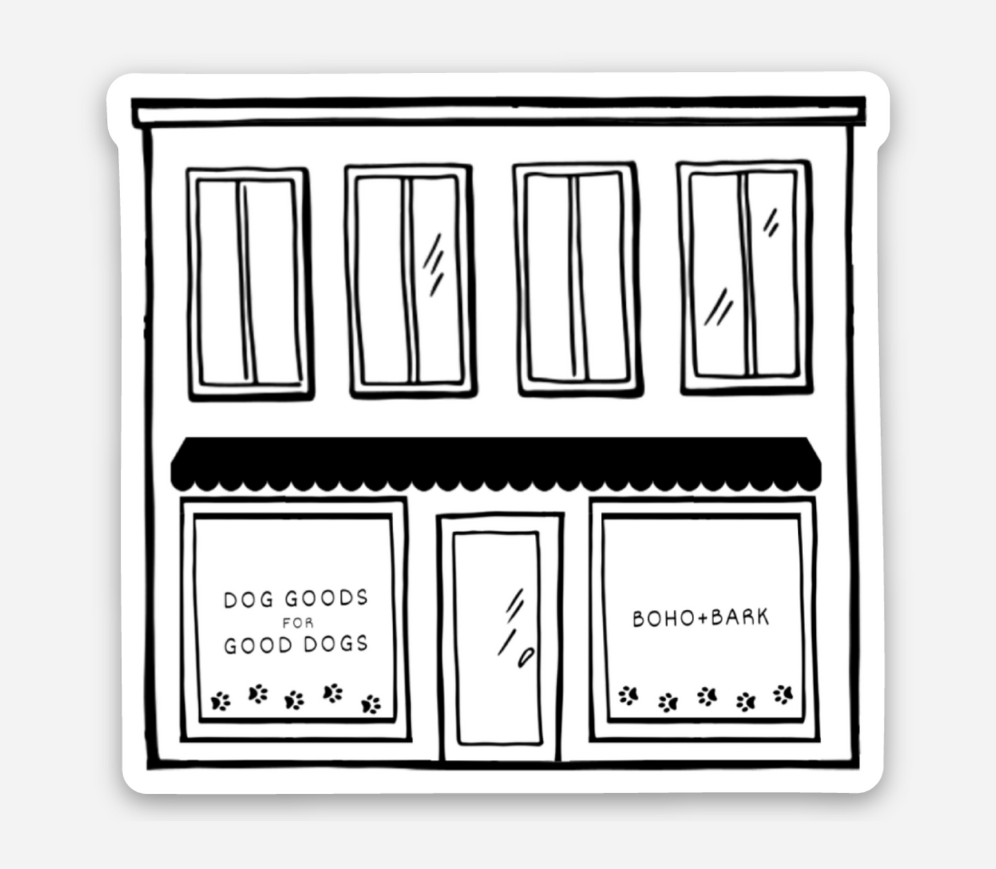 Boho+Bark Store Sticker