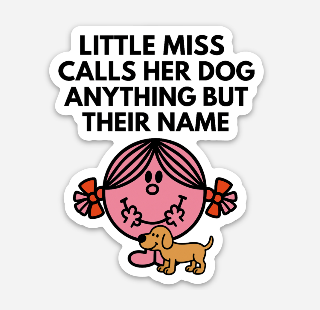 Little Miss Sticker