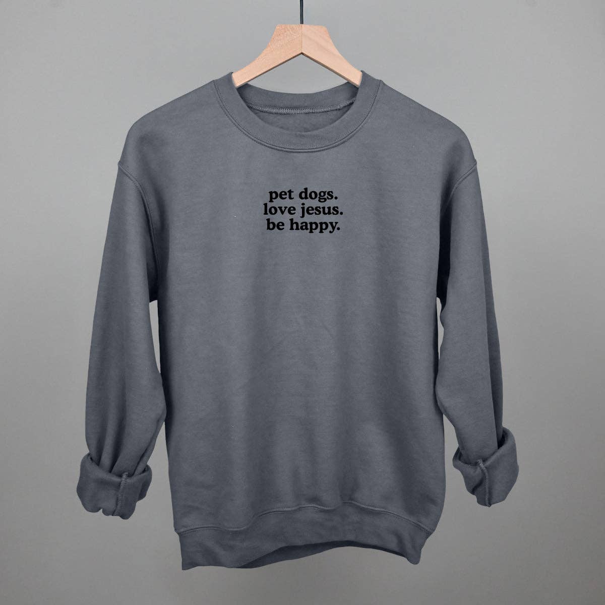 Pet Dogs, Love Jesus Sweatshirt