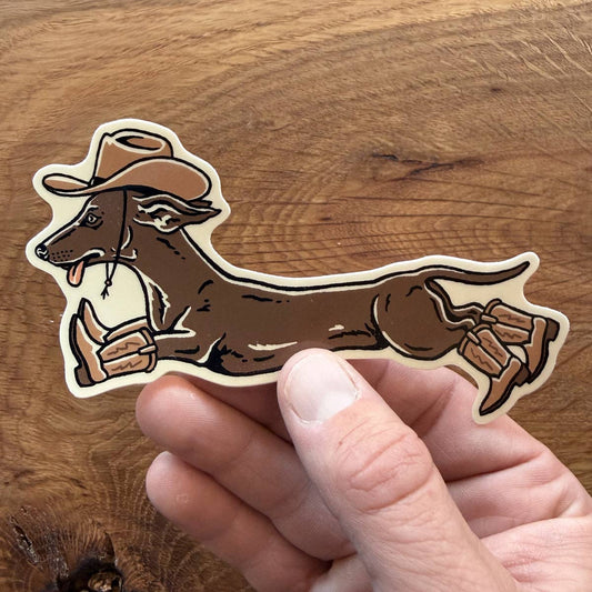 Weenie Ruff Rider Glossy Sticker