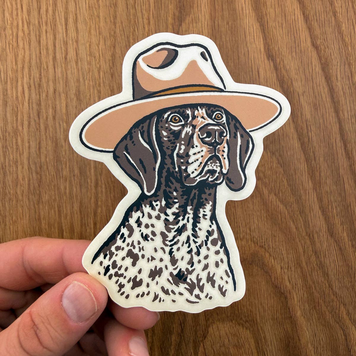 GSP Cowdog Sticker