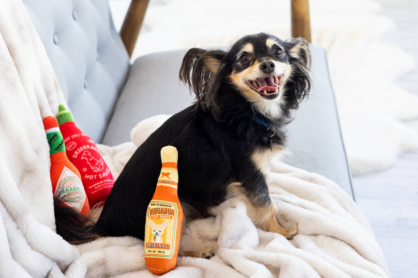 Hot Pupper Sauce Dog Toy Set 3pc