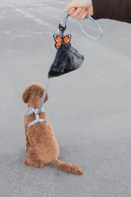 Butterfly Poopy Loop Waste Bag Holder