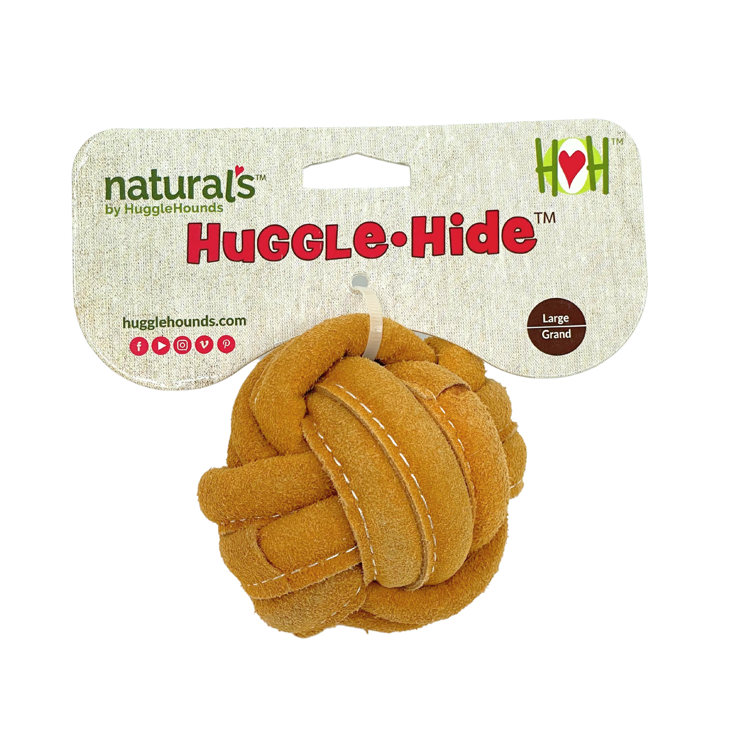 Natural Leather Ball - Huggle-Hide®
