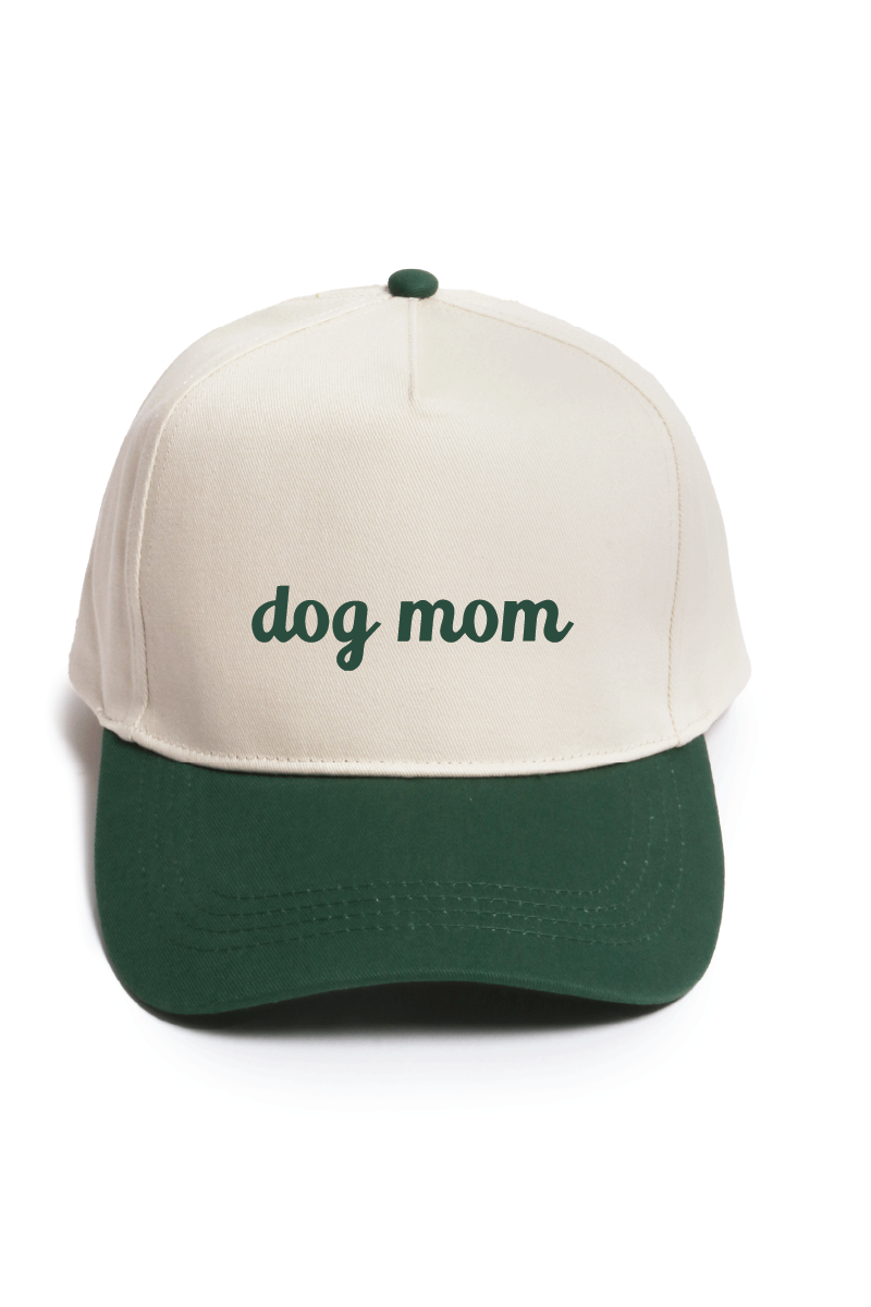 DOG MOM Green Cap