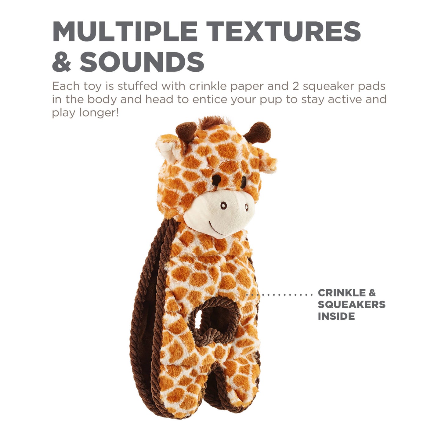 Cuddle Tugs Giraffe Plushie