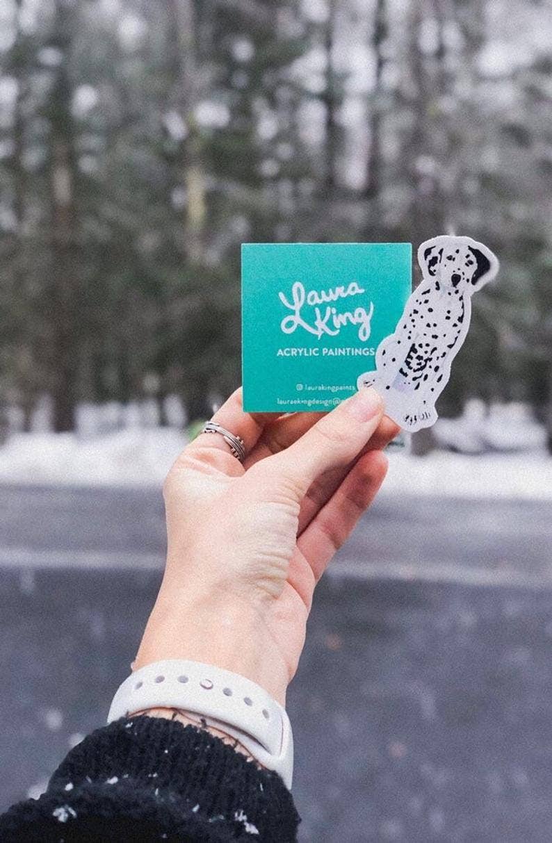 Dalmatian Dog Sticker