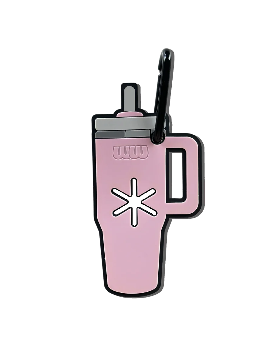 Tumbler Poopy Loop Waste Bag Holder: Pink