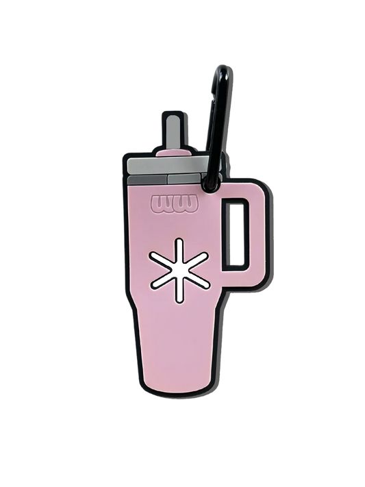 Tumbler Poopy Loop Waste Bag Holder: Pink