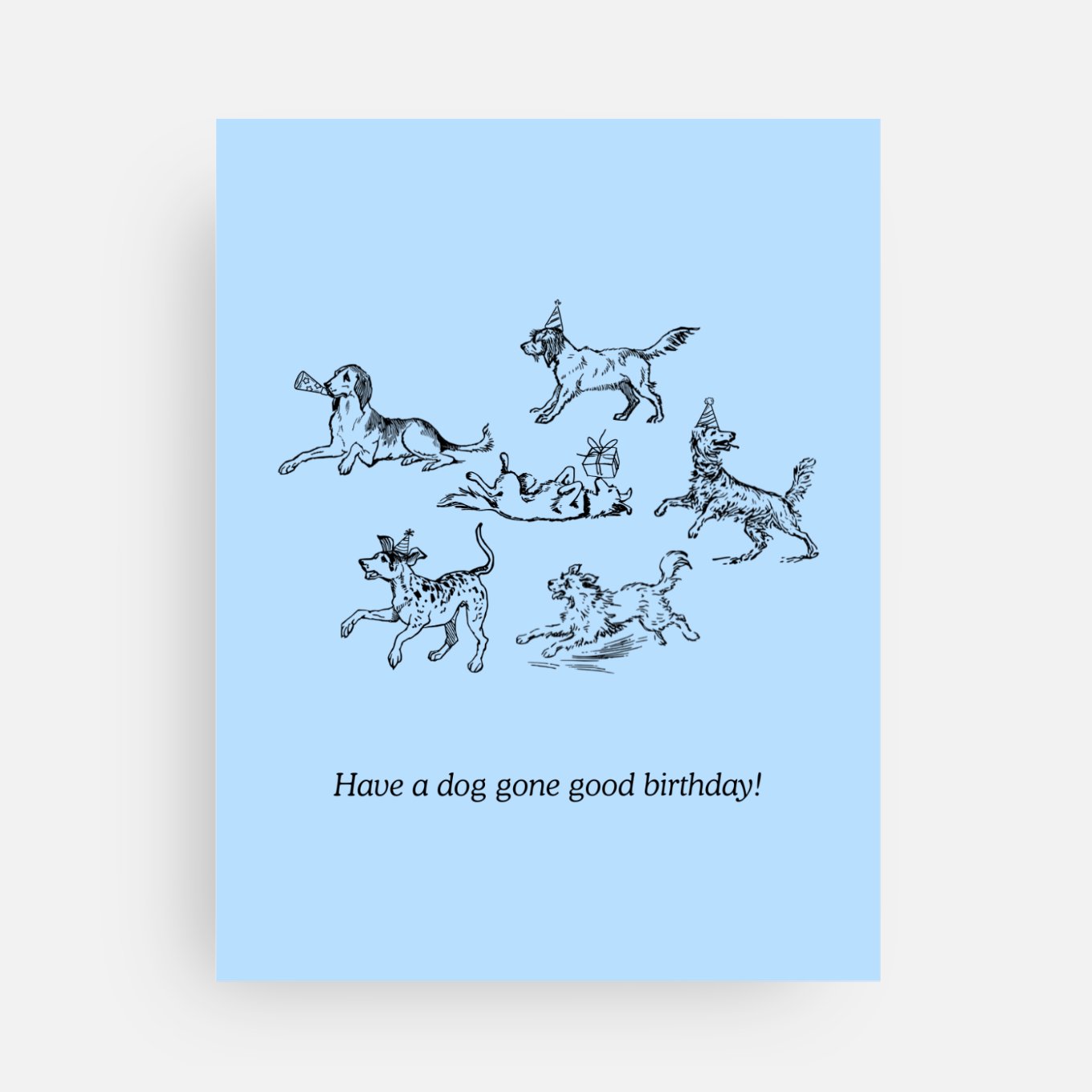 Dog Gone Birthday Card