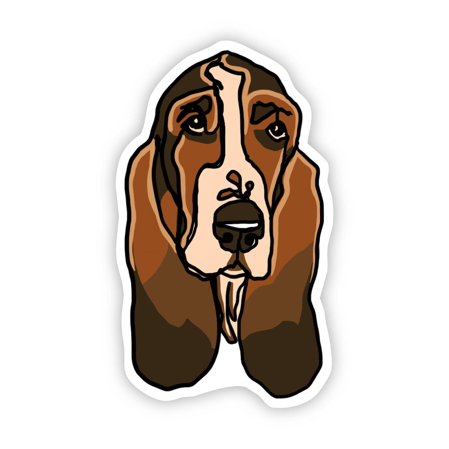 Basset Hound Sticker