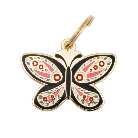 Butterfly Pet ID Tag