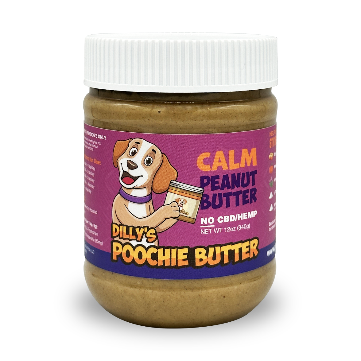 Calming Peanut Butter Jar (12oz)