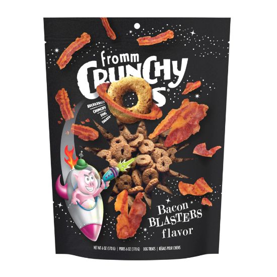 Fromm Crunchy O's Bacon Blasters Dog Treats - 6 oz