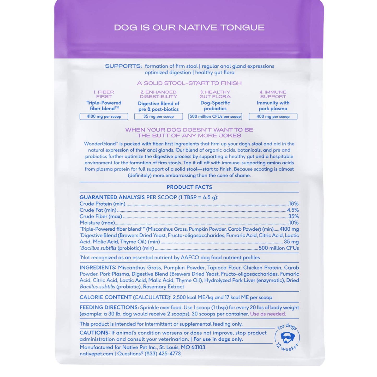 Anal Gland Supplement: 8oz