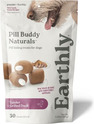 Pill Buddy Naturals Grilled Duck Pill Pockets, 30ct