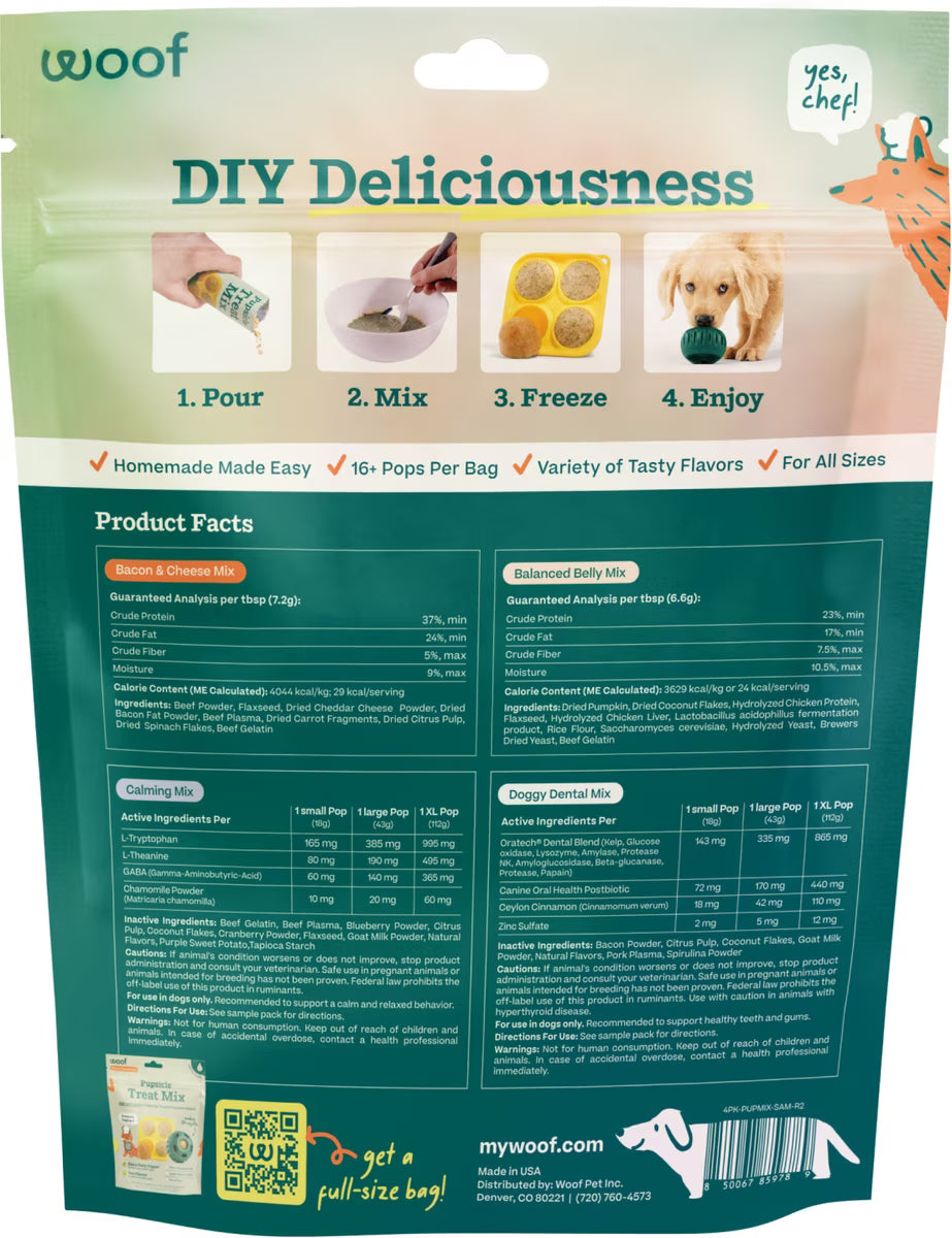 Pupsicle Treat Mix - Sample Pack