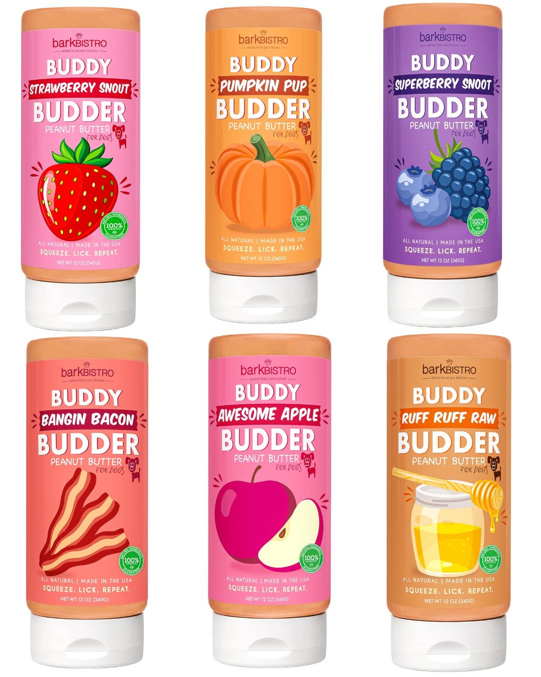 Mix-N-Match 14oz Squeeze Bottles (Case of 12)