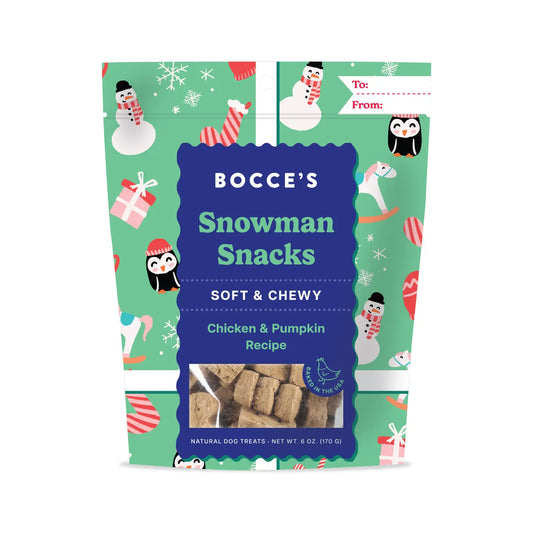 Bocce's Snowman Snacks Soft & Chewy 6 oz