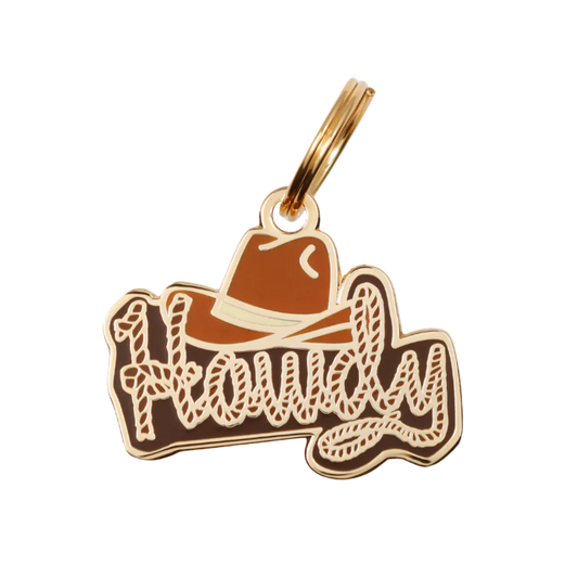 Howdy Pet ID Tag